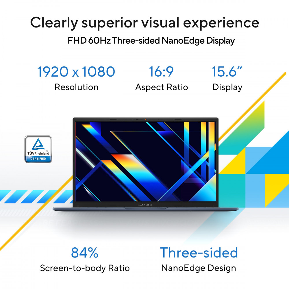 ASUS Vivobook 15, Light Weight Laptop, IntelCore i5-1235U (8GB/512GB/Intel Iris Xe /15.6" FHD/Windows 11 Home) X1504ZA-NJ520WS