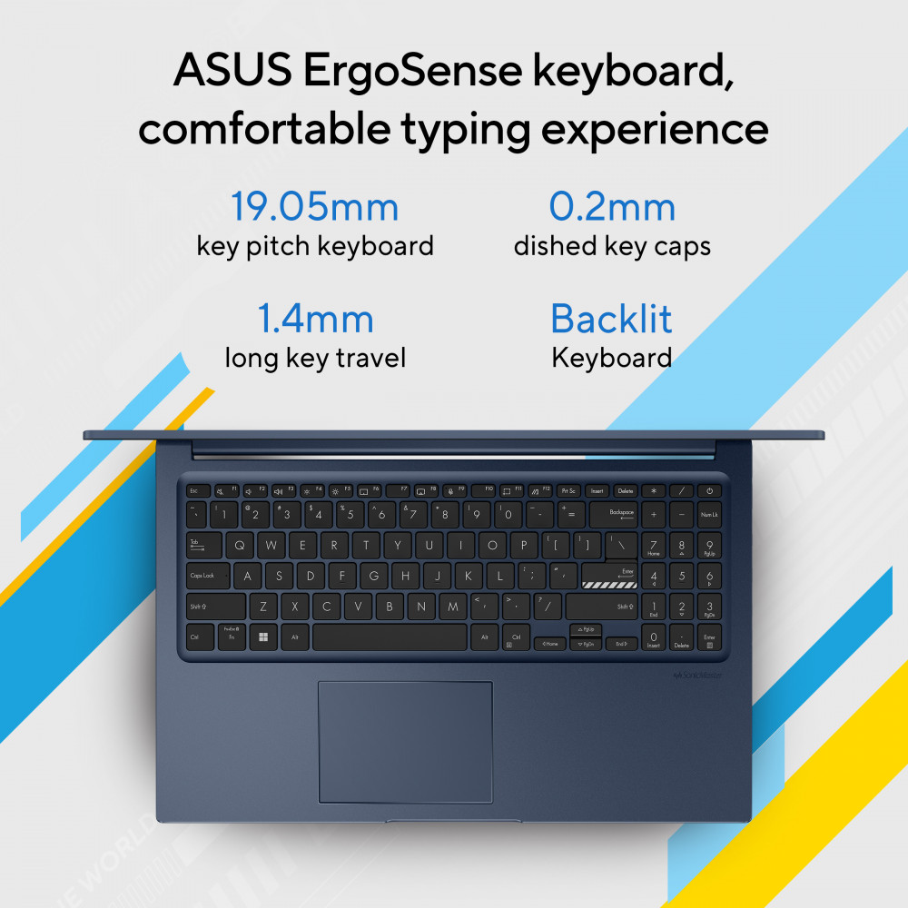 ASUS Vivobook 15, Light Weight Laptop, IntelCore i5-1235U (8GB/512GB/Intel Iris Xe /15.6" FHD/Windows 11 Home) X1504ZA-NJ520WS