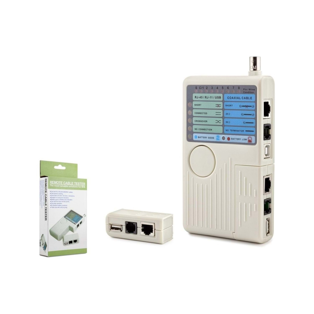 Hadron HDX6505 Kablo Test Cihazı RJ11/RJ45/USB/BNC